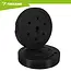 Trizand Haltergewichten set 5 kg 4 stuks voor krachttraining en fitness oefeningen