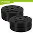 Trizand Haltergewichten set 5 kg 4 stuks voor krachttraining en fitness oefeningen