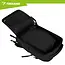 Trizand Zwarte reisrugzak 40 x 20 x 25 cm met 180° opening, USB-poort en kofferband voor handbagage