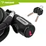 Trizand Lang fietsslot 150 cm zwart kabelslot voor fiets kinderwagen en scooter