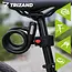Trizand Lang fietsslot 150 cm zwart kabelslot voor fiets kinderwagen en scooter