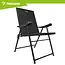 Trizand Set van 2 opvouwbare campingstoelen 59 x 70 x 91 cm met armleuningen en draagvermogen 100 kg