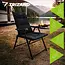 Trizand Set van 2 opvouwbare campingstoelen 59 x 70 x 91 cm met armleuningen en draagvermogen 100 kg