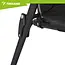 Trizand Inklapbare campingstoel zwart 59 x 70 x 91 cm voor camping tuin en outdoor gebruik