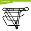 Trizand Zwarte aluminium fietsbagagedrager tot 25 kg voor 24-29 inch fietsen met schijfremmen