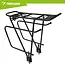 Trizand Zwarte aluminium fietsbagagedrager tot 25 kg voor 24-29 inch fietsen met schijfremmen