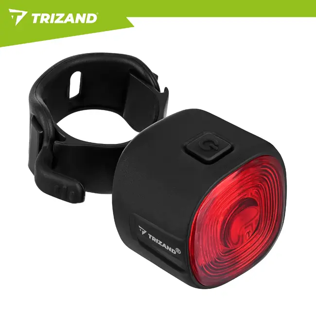 Trizand Rode LED fietslamp achterlicht compact en eenvoudig te monteren voor veilig fietsen in het donker