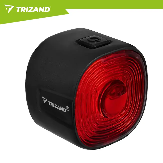 Trizand Rode LED fietslamp achterlicht compact en eenvoudig te monteren voor veilig fietsen in het donker