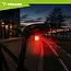 Trizand Rode LED fietslamp achterlicht compact en eenvoudig te monteren voor veilig fietsen in het donker