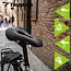 Trizand Comfortabel fietszadel 28 x 14 cm zwart met ergonomische vorm, ventilatie en demping voor stadsfiets