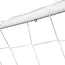 Trizand Metalen voetbalgoal 213 x 150 x 90 cm wit met net, haringen en montagekit voor training in de tuin