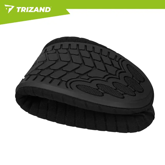 Trizand Zwarte waterschoenen maat 40 voor strand zwembad en watersport met antislip zool en comfortabele pasvorm