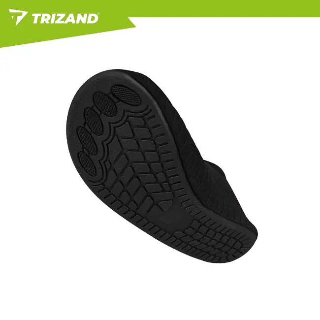 Trizand Zwarte waterschoenen maat 40 voor strand zwembad en watersport met antislip zool en comfortabele pasvorm