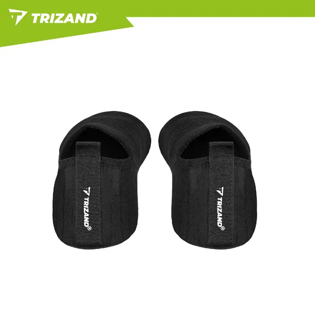 Trizand Zwarte waterschoenen maat 40 voor strand zwembad en watersport met antislip zool en comfortabele pasvorm