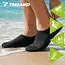 Trizand Zwarte waterschoenen maat 38 voor strand, zwembad en watersport met antislip TPE zool, flexibele pasvorm en laag gewicht