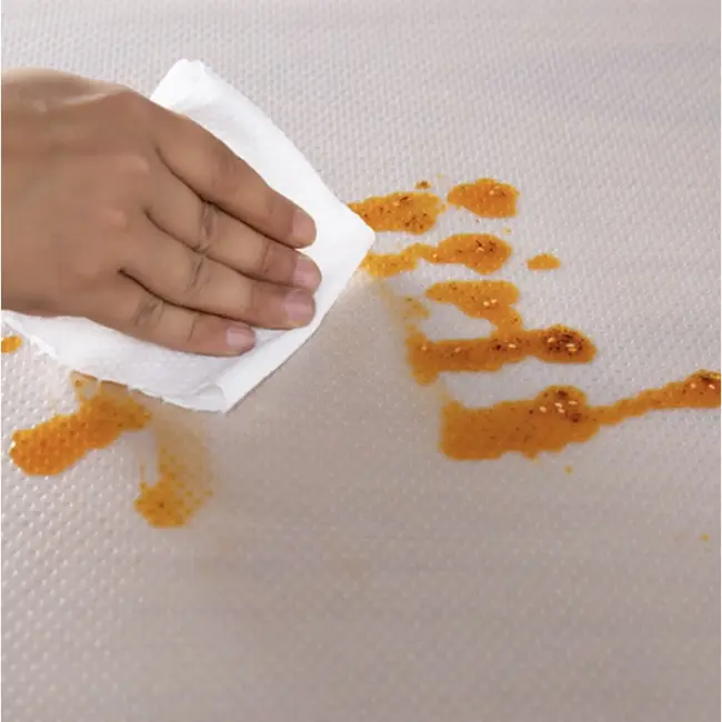 Ruhhy Transparant witte antislip lade mat 300 x 50 cm voor keuken, kast en opberglades in huis