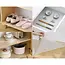 Ruhhy Transparant witte antislip lade mat 300 x 50 cm voor keuken, kast en opberglades in huis
