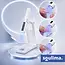 Soulima Draagbare UV LED nagellamp 3 W met 30 en 60 seconden standen, LCD-display, USB-C en houder voor hybride lak