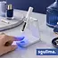 Soulima Draagbare UV LED nagellamp 3 W met 30 en 60 seconden standen, LCD-display, USB-C en houder voor hybride lak
