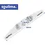 Soulima Nagelvijlen 100 stuks 100/180 grijs zebra, smalle bootvorm met verstevigde kern voor manicure en pedicure