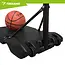 Trizand Staande basketbalpaal 259 cm met verstelbare ringhoogte 150 tot 210 cm, vulbare voet, bord, net en bal