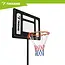Trizand Staande basketbalpaal 259 cm met verstelbare ringhoogte 150 tot 210 cm, vulbare voet, bord, net en bal