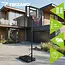 Trizand Staande basketbalpaal 259 cm met verstelbare ringhoogte 150 tot 210 cm, vulbare voet, bord, net en bal