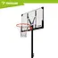 Trizand Verstelbare basketbalpaal 135-305 cm met 112,5 x 71 cm bord, 45 cm ring, wielen en 50 liter basis voor thuisgebruik