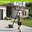 Trizand Verstelbare basketbalpaal 135-305 cm met 112,5 x 71 cm bord, 45 cm ring, wielen en 50 liter basis voor thuisgebruik