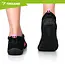 Trizand Zwart roze waterschoenen maat 38 met 5 mm antislipzool, ventilerend gaas en trekkoord voor strand, zwembad en watersport