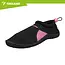 Trizand Zwart roze waterschoenen maat 38 met 5 mm antislipzool, ventilerend gaas en trekkoord voor strand, zwembad en watersport