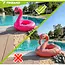 Trizand Opblaasbare flamingo zwemband 102 cm van PVC voor zwembad, strand en vakantie met maximale belasting 150 kg