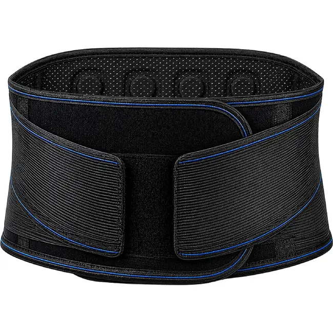 Trizand Rugsteunband met 24 magneten, aluminium versteviging, klittenbandsluiting en XL pasvorm van 85 tot 100 cm voor onderrug