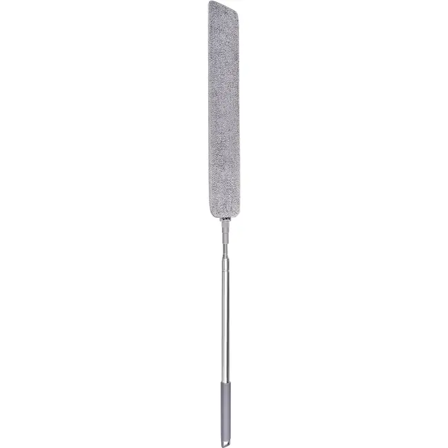 Ruhhy Telescopische stofborstel 84 tot 250 cm met 2 verwisselbare borstels, microfiber koppen en roestvrijstalen steel voor thuis