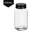 Ruhhy Kruidenpotjes set 24 stuks van glas 120 ml met 2-in-1 doseerdoppen, 72 labels, trechter, marker en reinigingsborstels