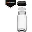 Ruhhy Kruidenpotjes set 24 stuks van glas 120 ml met 2-in-1 doseerdoppen, 72 labels, trechter, marker en reinigingsborstels