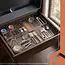 Ruhhy Lade-organizer 25-delig transparant met stapelbare bakjes in 4 formaten voor bureau keuken make-up lade en kantoorla