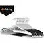 Ruhhy Antislip kledinghangers 20 stuks grijs 42 cm met slim ruimtebesparend ontwerp, draaibare haak en broekenstang