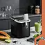 Ruhhy IJsblokjesmachine 1,2 l zwart met compressor, 2 ijsformaten en cyclus van 6 tot 13 min