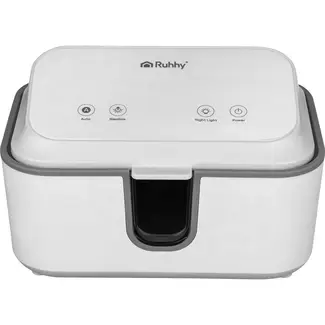 Ruhhy Billendoekjeswarmer wit met 3 verwarmingsstanden touchpaneel en ruimte voor 80 doekjes