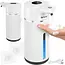 Ruhhy Automatische zeepdispenser 420 ml wit met 4 doseerniveaus, sensor en USB-C opladen