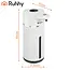 Ruhhy Automatische zeepdispenser 420 ml wit met 4 doseerniveaus, sensor en USB-C opladen