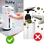 Ruhhy Automatische zeepdispenser 420 ml wit met 4 doseerniveaus, sensor en USB-C opladen
