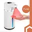 Ruhhy Automatische zeepdispenser 420 ml wit met 4 doseerniveaus, sensor en USB-C opladen