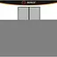 Repest Magnetisch vliegengordijn 100 x 210 cm zwart met klittenbandmontage voor deuren