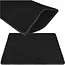 Purlov Kattenbakmat 75 x 55 cm zwart met honingraatstructuur antislip en openklapbare pocket