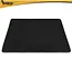 Purlov Kattenbakmat 75 x 55 cm zwart met honingraatstructuur antislip en openklapbare pocket