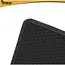 Purlov Kattenbakmat 75 x 55 cm zwart met honingraatstructuur antislip en openklapbare pocket