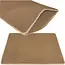 Purlov Kattenbakmat 75 x 55 cm beige van EVA schuim met antislip bodem en opvanglaag voor kattenbak