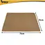 Purlov Kattenbakmat 75 x 55 cm beige van EVA schuim met antislip bodem en opvanglaag voor kattenbak